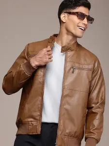 WROGN Solid Mock Collar Bomber Jacket