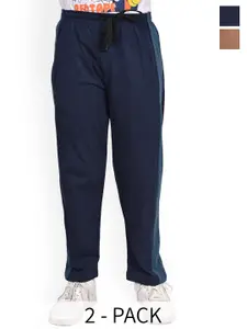 BAESD Boys Pack Of 2 Pure Cotton Track Pants