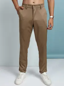 HIGHLANDER Men Knitted Slim Fit Chinos Trouser