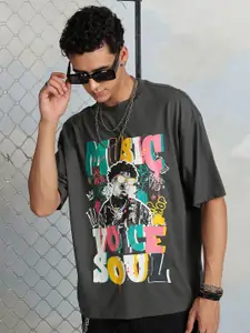 HIGHLANDER Printed Oversized Cotton T-shirt