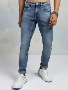 HIGHLANDER Men Clean Look Slim Fit Light Fade Stretchable Jeans