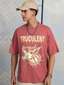 HIGHLANDER Printed Oversized Cotton T-shirt