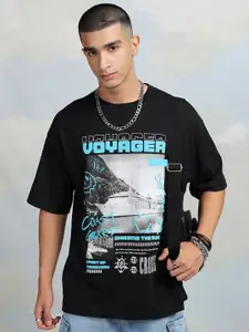 HIGHLANDER Printed Oversized Cotton T-shirt