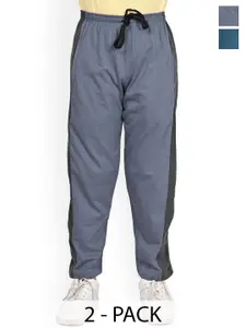 BAESD Boys Pack Of 2 Regular Fit Pure Cotton Track Pants