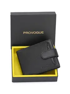 Provogue Men Leather RFID Two Fold Wallet