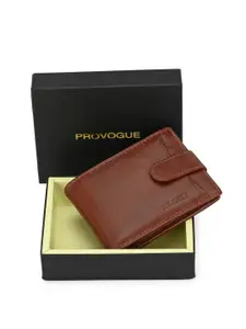 Provogue Men Leather RFID Two Fold Wallet