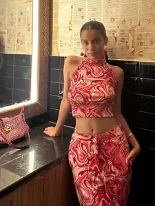 TANDUL Print Sheath Dress