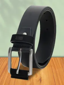 The Roadster Lifestyle Co. Men Black Leather Belt