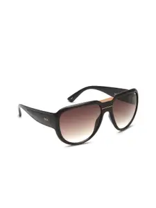 IDEE Men Oval Sunglasses with UV Protected Lens IDS3051C2SG