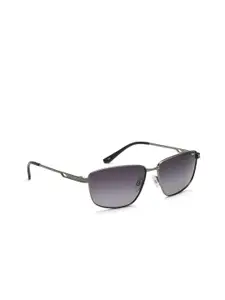 IDEE Men Rectangle Sunglasses with Polarised and UV Protected Lens IDS3098C2PSG