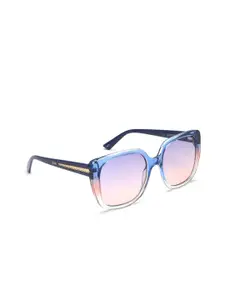 IDEE Women Square Sunglasses with UV Protected Lens IDS3039C3SG