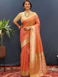 SGF11 Woven Design Zari Art Silk Kanjeevaram Saree