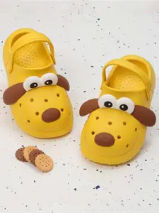 Yellow Bee Boys Rubber Clogs