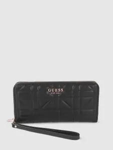 GUESS Women Quilted Zip Around Wallet