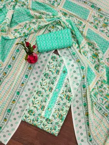 LeeliPeeri Designer Floral Printed Unstitched Dress Material