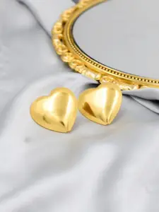 ISHKAARA Heart Shaped Studs Earrings
