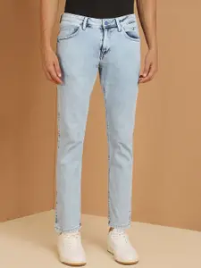 Allen Solly Men Clean Look Heavy Fade Mid-Rise Slim Fit Cotton Non Stretchable Jeans