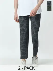 BAESD Men 2Pcs Mid Rise Track Pant