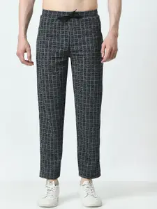 BAESD Checked Dry-Fit Track Pants