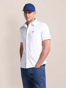 U.S. Polo Assn. Spread Collar Cotton Casual Shirt