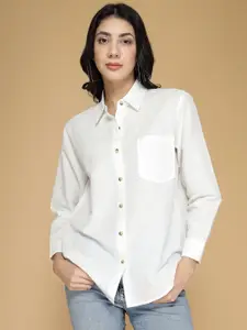 Strong And Brave Women Premium Semi Sheer Party Shirt