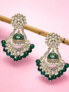 OOMPH Women Floral Chandbalis Earrings