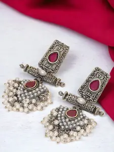 OOMPH Women Geometric Drop Earrings