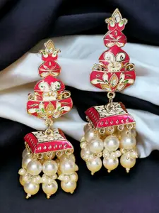 OOMPH Women Dome Shaped Jhumkas Earrings