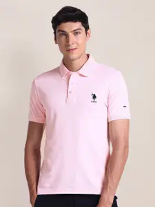 U.S. Polo Assn. Polo Collar Short Sleeves Slim Fit T-shirt