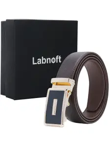 Labnoft Men Textured PU Formal Belt