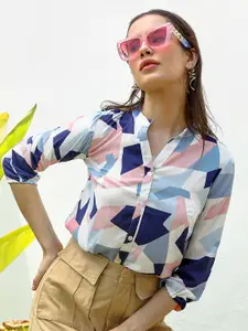 PINACOLADA Abstract Printed Casual Shirt