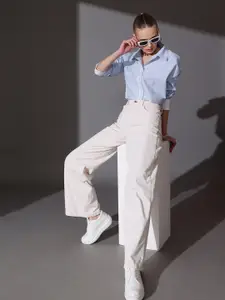 WORK IT by STREET 9  Striped Cotton Casual Shirt