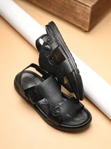 Egoss Men Ethnic Leather Comfort Sandals