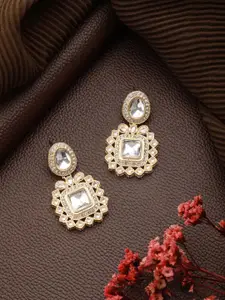 Jazz and Sizzle Women Geometric Shaped Studs Earrings