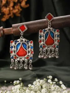 Jazz and Sizzle Women Square Drop Earrings