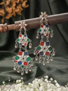 Jazz and Sizzle Women Floral Drop Earrings