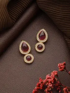 Jazz and Sizzle Women Teardrop Shaped Studs Earrings