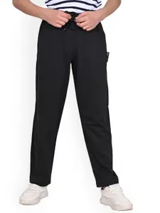 BAESD Boys Solid Mid Rise Regular Fit Lower Trackpant