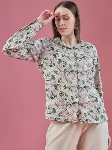 DressBerry Smart Floral Printed Casual Shirt