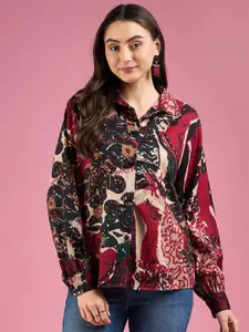 DressBerry Smart Floral Printed Casual Shirt