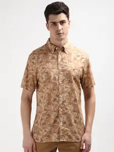 Tommy Hilfiger Abstract Printed Button Down Collar Casual Shirt