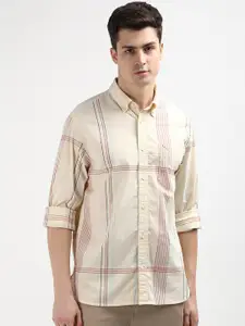 Tommy Hilfiger Tartan Checked Button Down Collar Casual Shirt