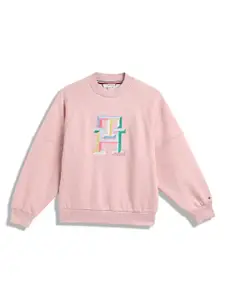 Tommy Hilfiger Girls Cotton Long Sleeves Sweatshirt