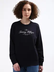 Tommy Hilfiger Women Cotton Printed Long Sleeves Sweatshirt
