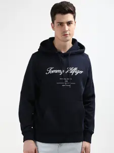 Tommy Hilfiger Typography Hooded Pullover Sweatshirt