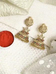Adwitiya Collection Women Classic Jhumkas Earrings