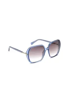 IDEE Women Square Sunglasses with UV Protected Lens IDS3090C4SG