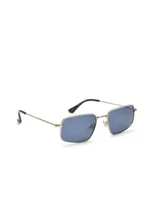 IDEE Men Rectangle Sunglasses with Polarised and UV Protected Lens IDS3097C4PSG