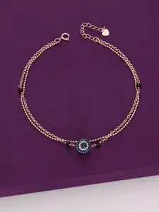KAI JEWEL Rose Gold-Plated Anklet
