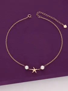 KAI JEWEL Rose Gold-Plated Anklet